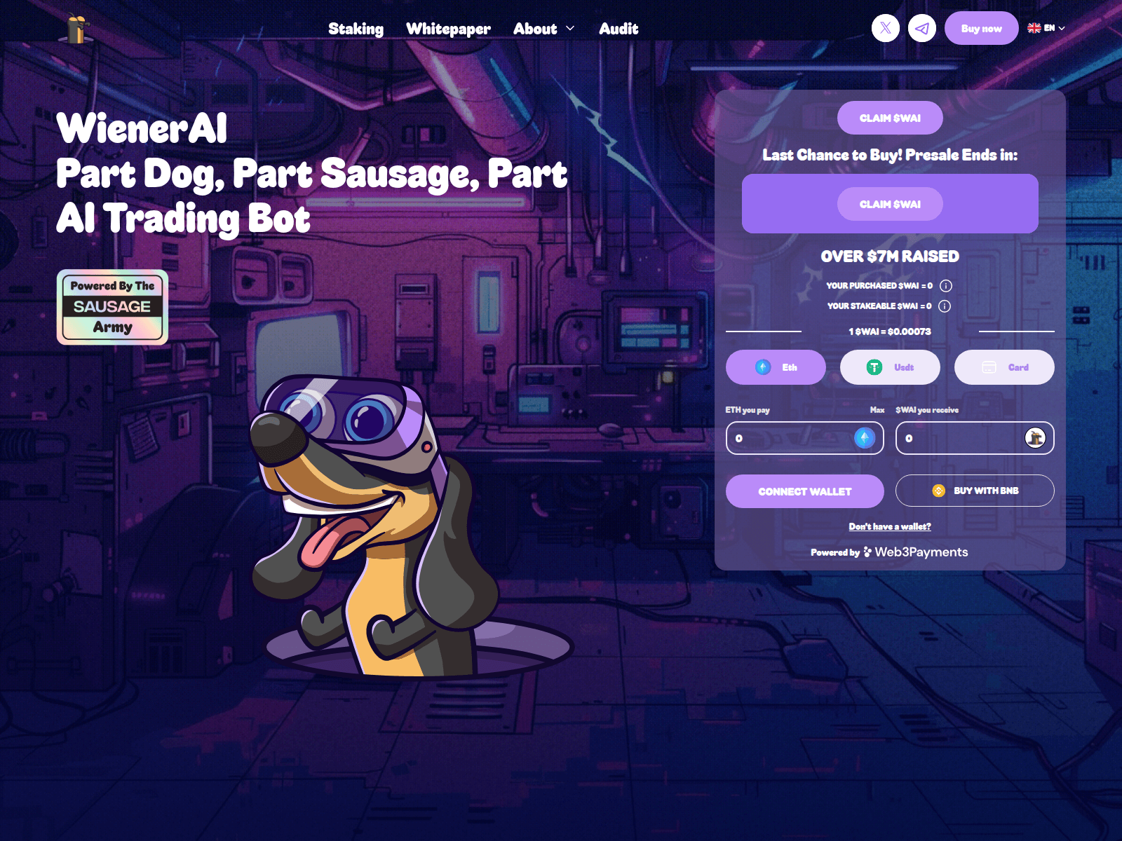 Screenshot of claimwiener.pages.dev