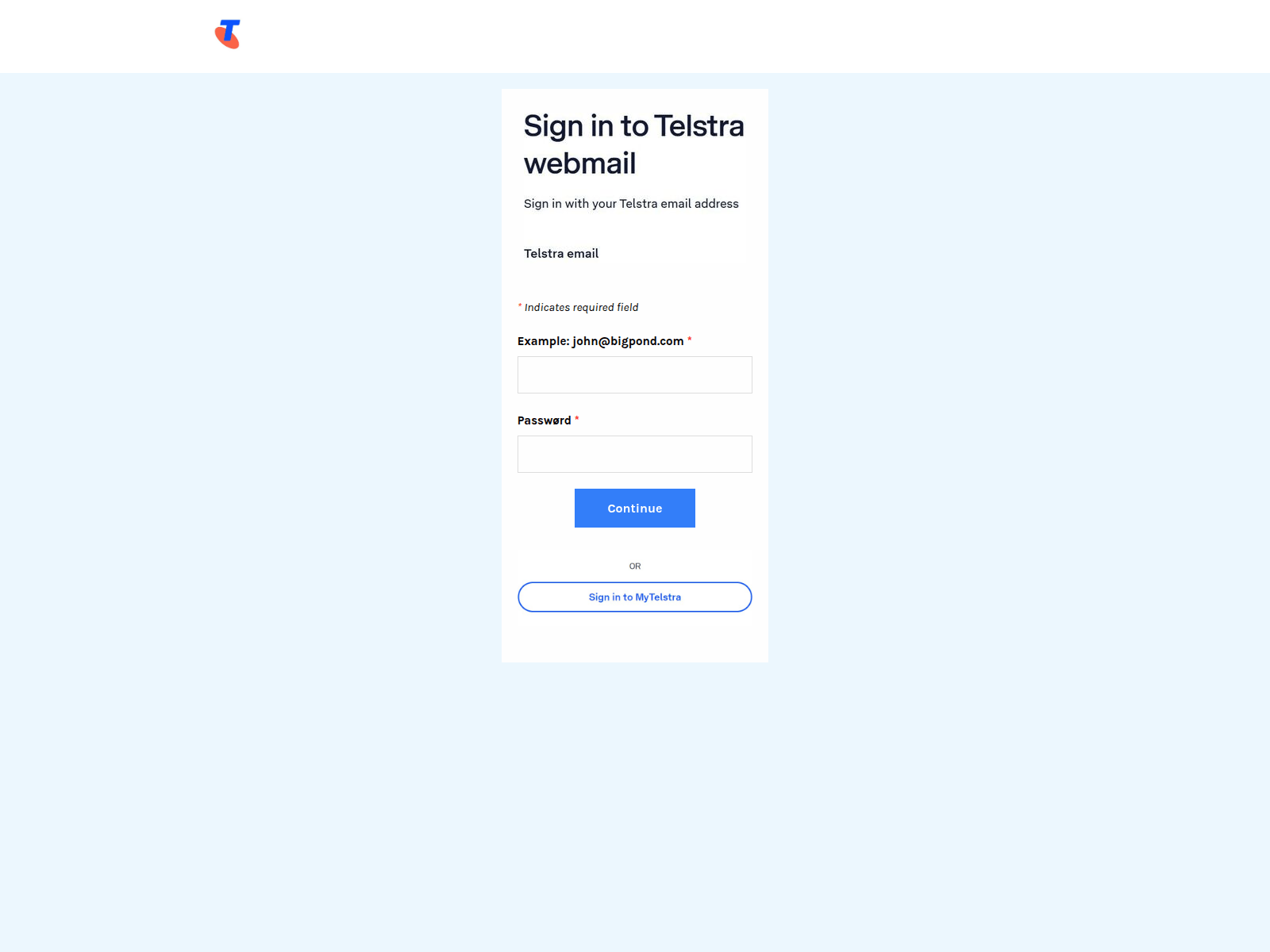 Screenshot of telstrraawebmailer.weebly.com