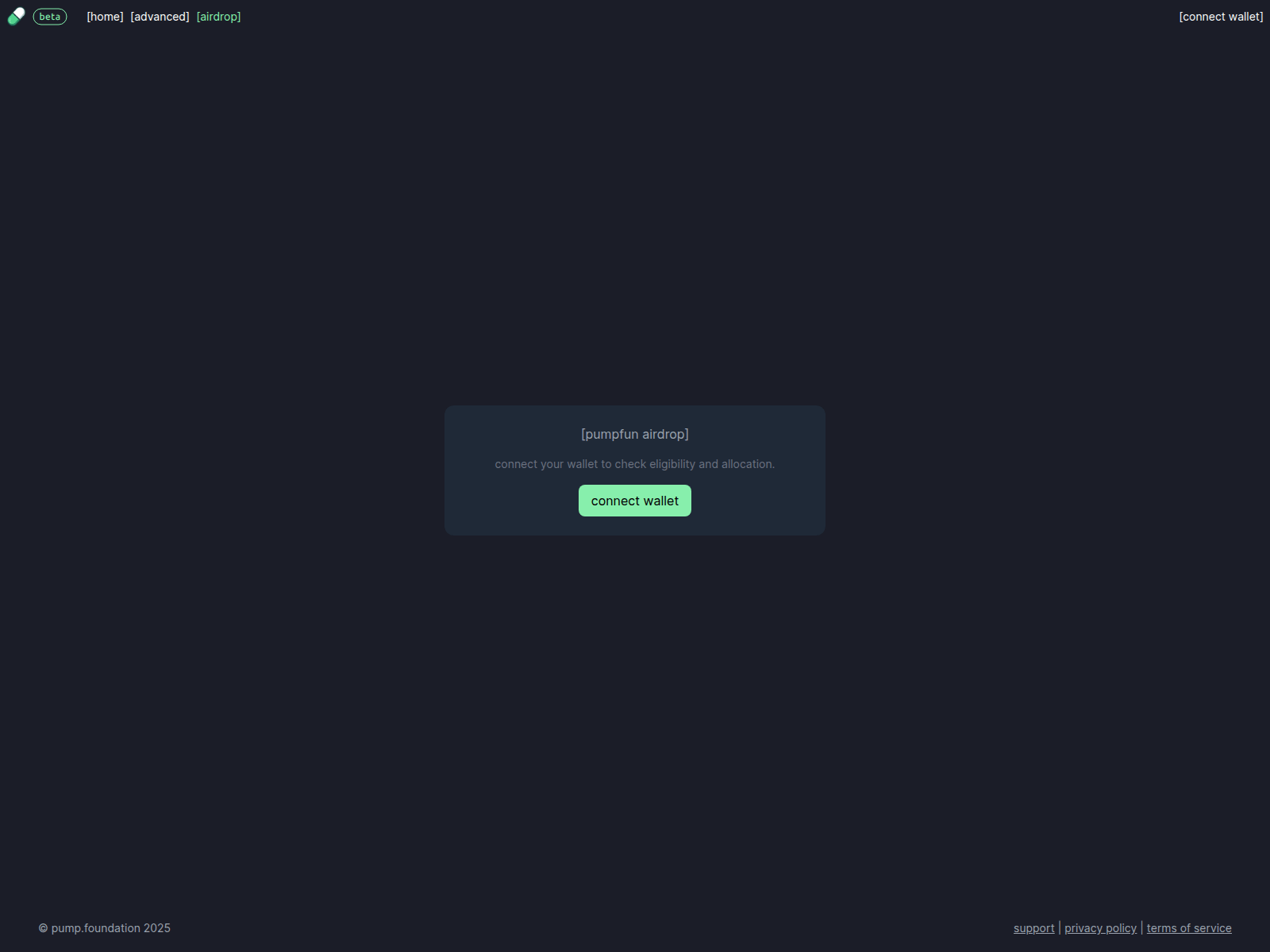 Screenshot of snapshot-pump.fun
