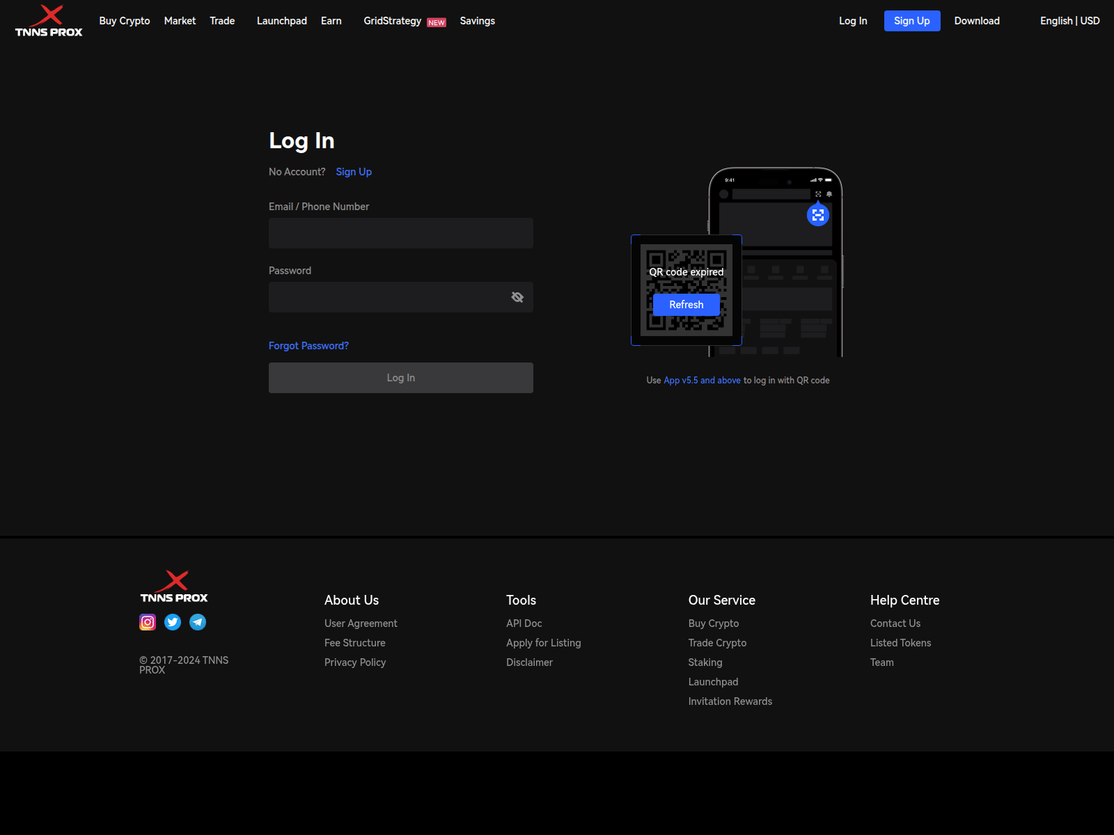 Screenshot of tnnsprox-exchange-login.com