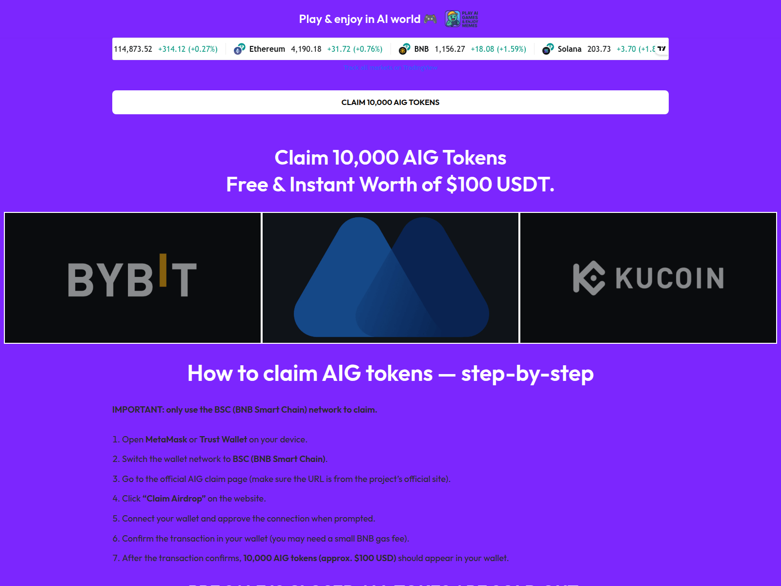 Screenshot of playai.world