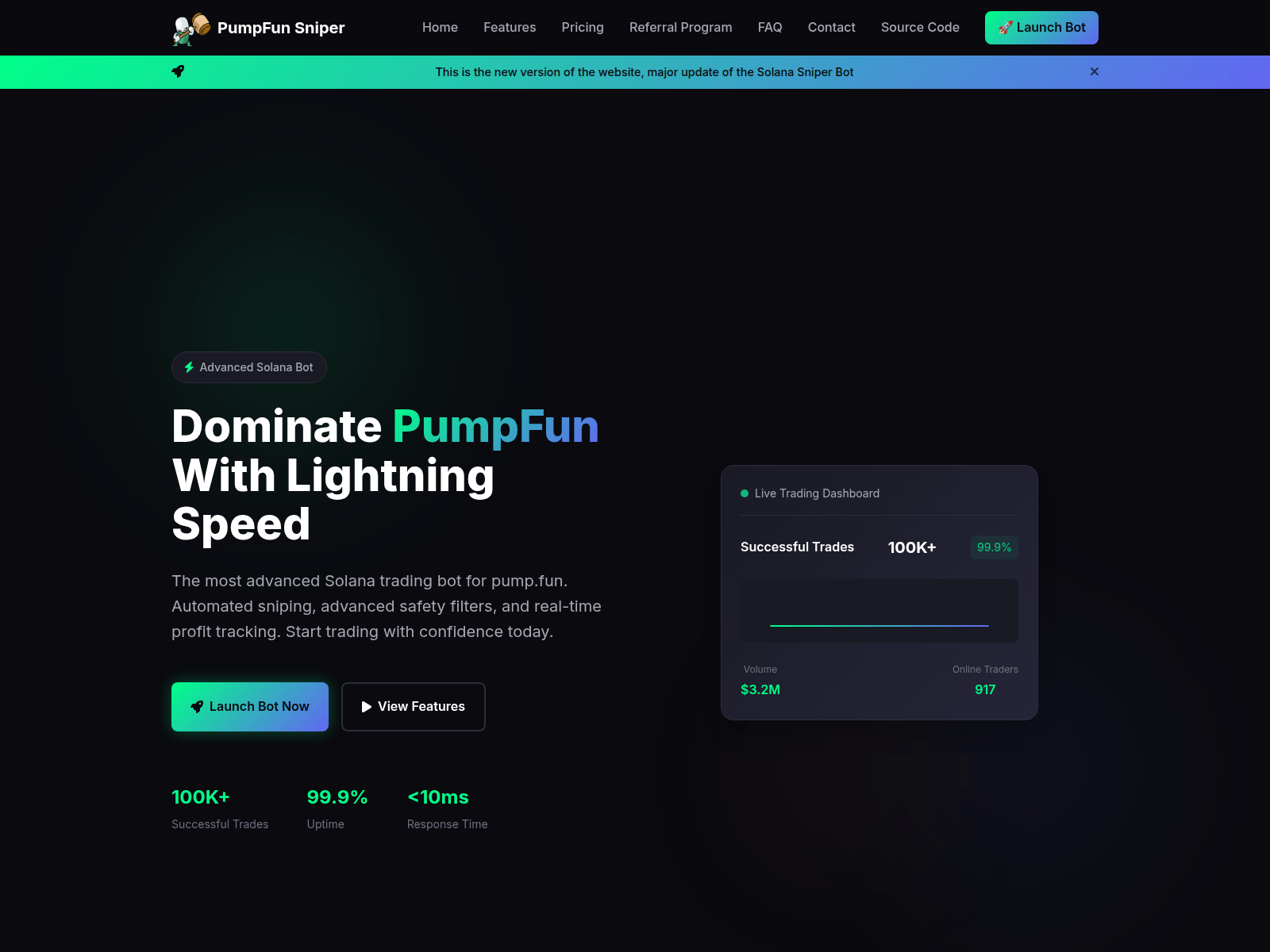 Screenshot of sol-trading.com