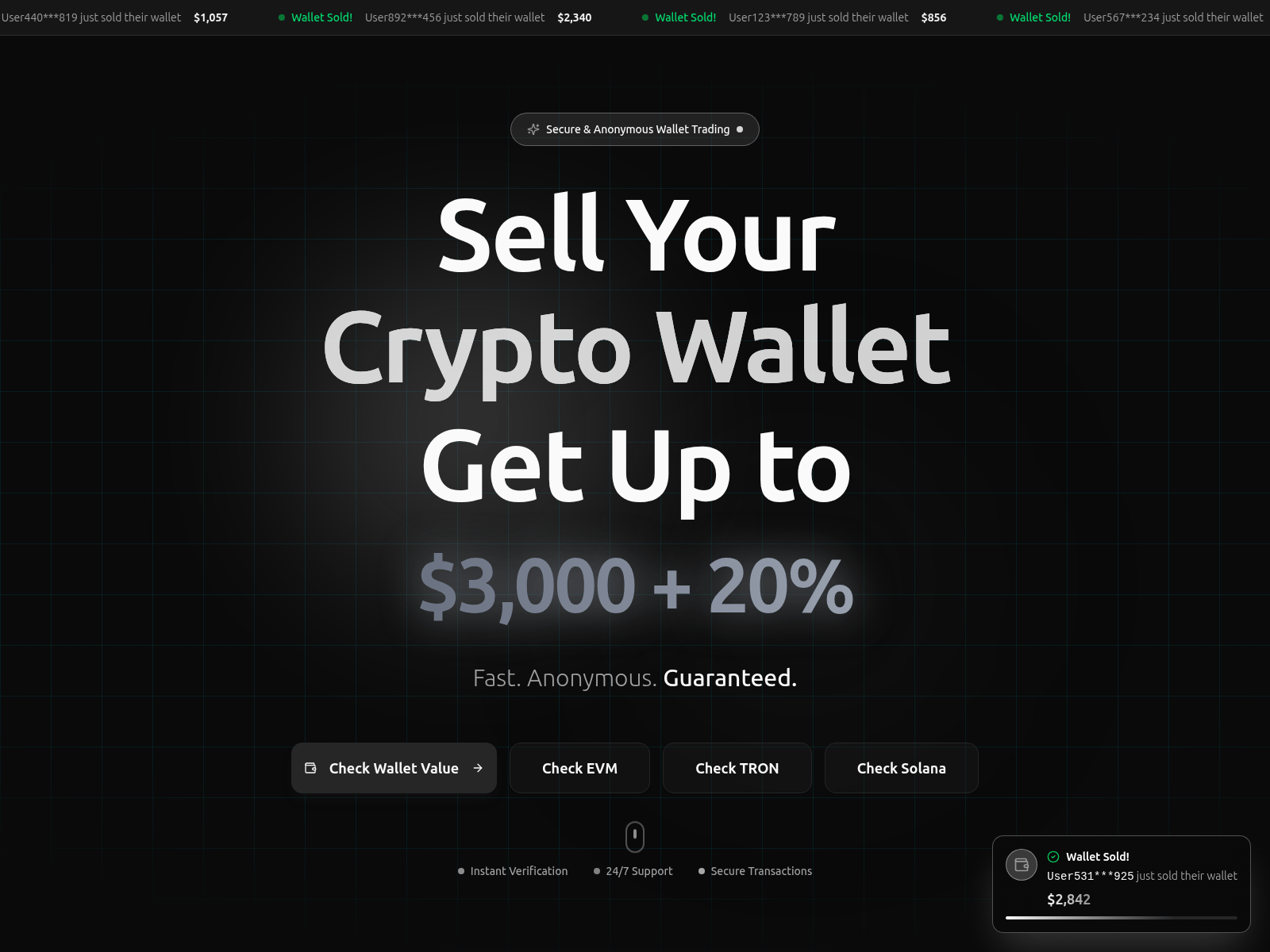 Screenshot of buy-wallet.today