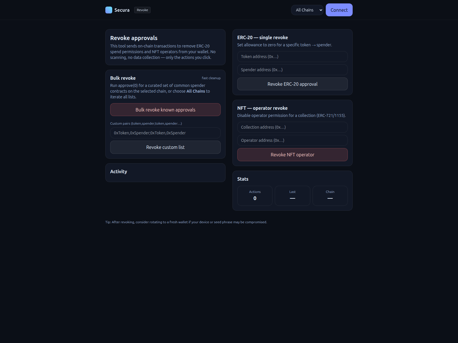 Screenshot of securapurge.info