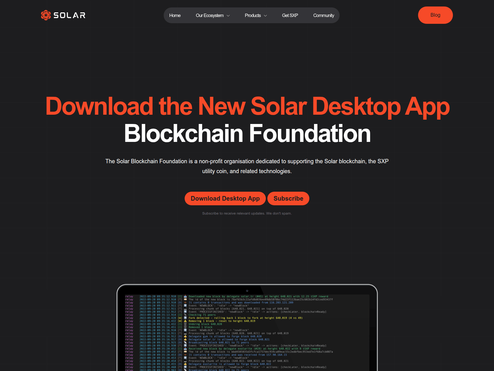 Screenshot of new.solar-desktop-app.com