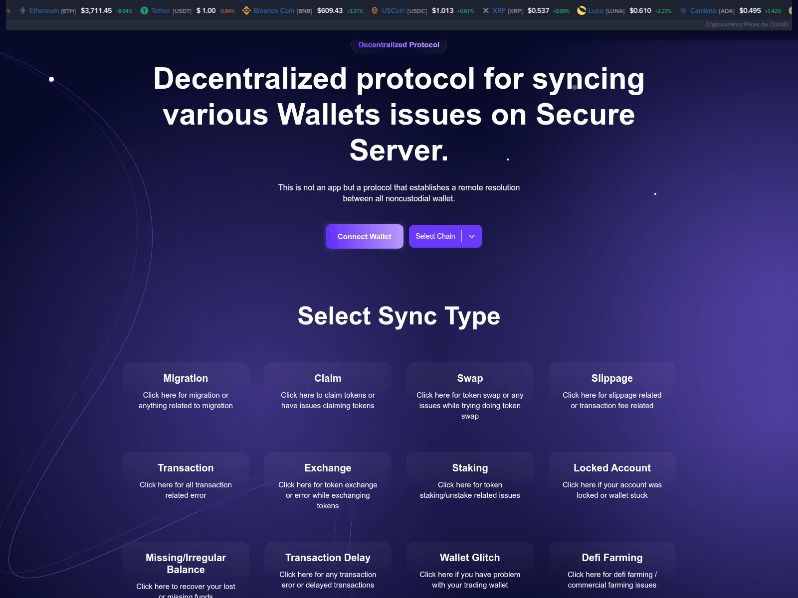 Screenshot of dappfixer.pro