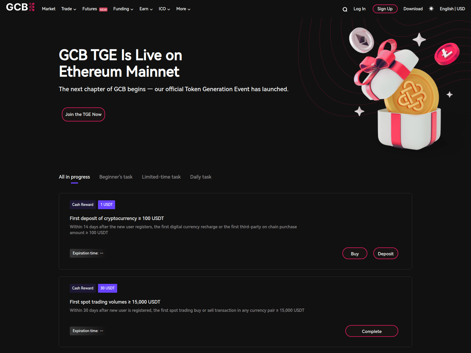 Screenshot of claim-gcbex.com