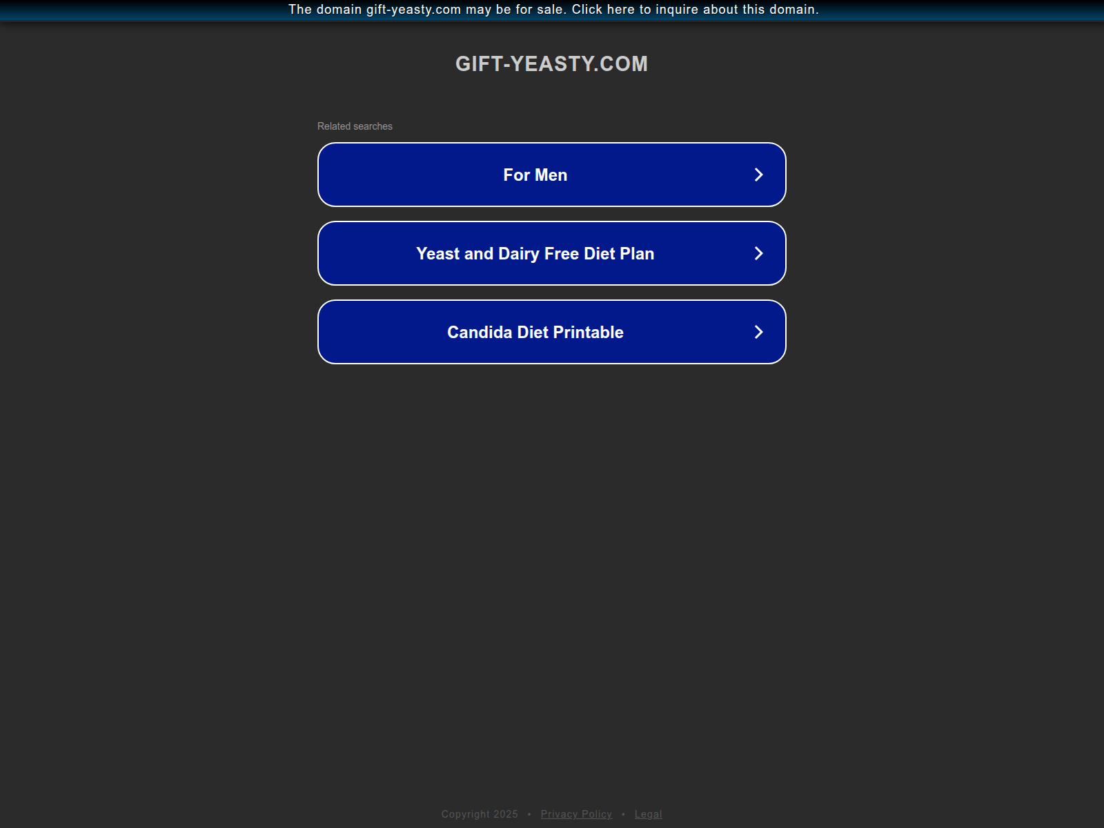 Screenshot of gift-yeasty.com