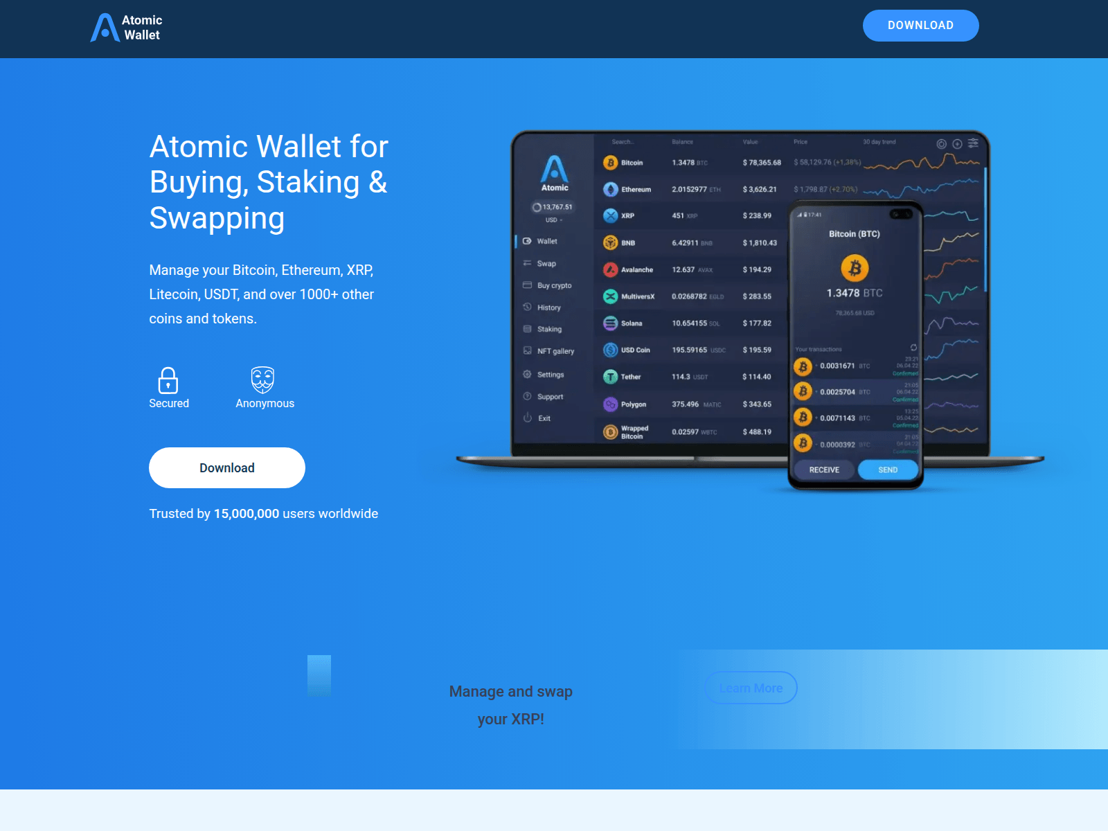 Screenshot of v2-atomicwallets.org