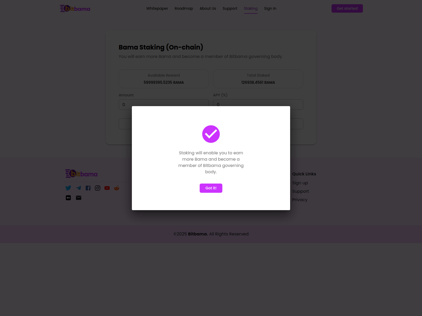 Screenshot of bitbama.pages.dev