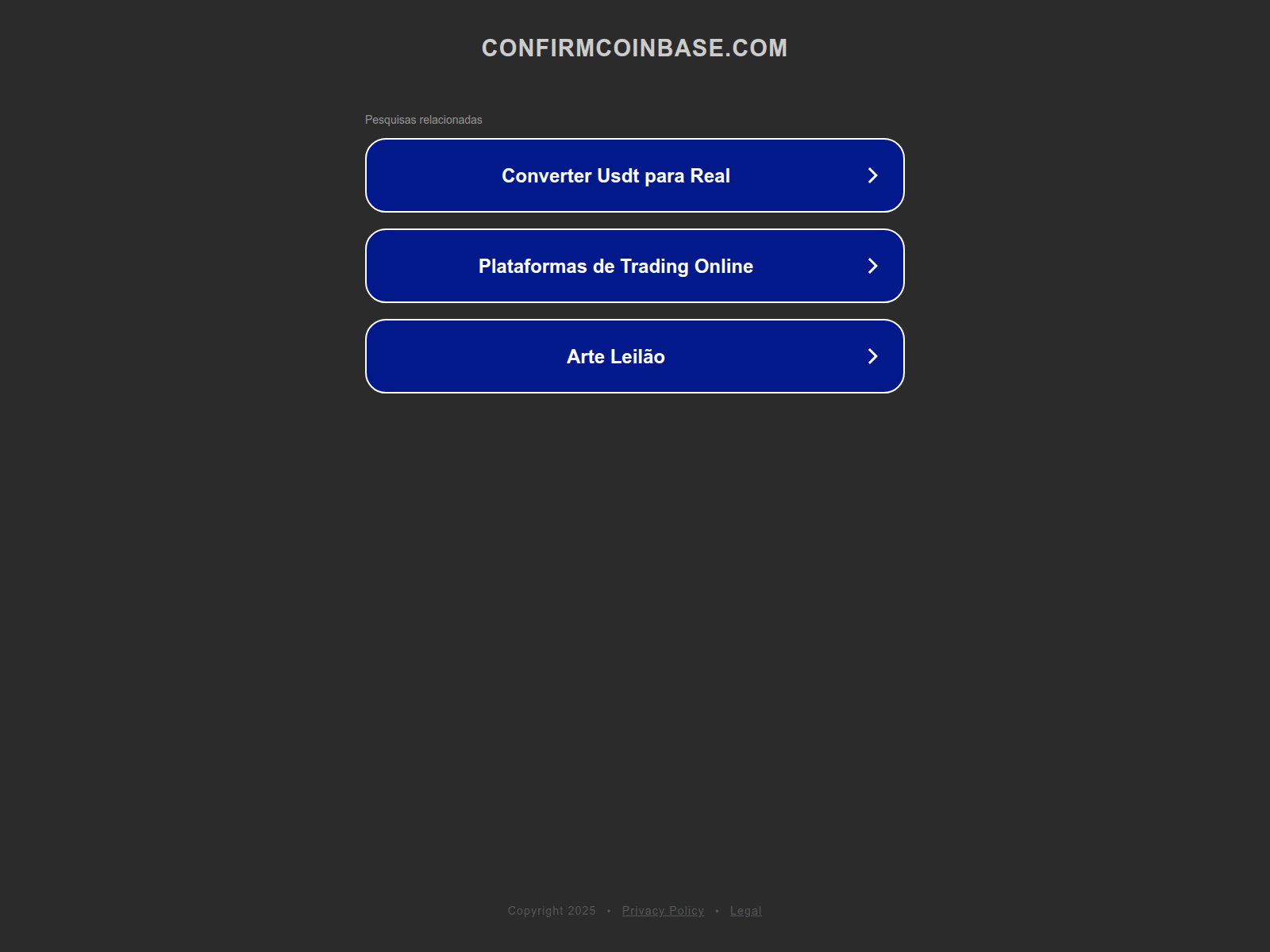 Screenshot of ww25.confirmcoinbase.com
