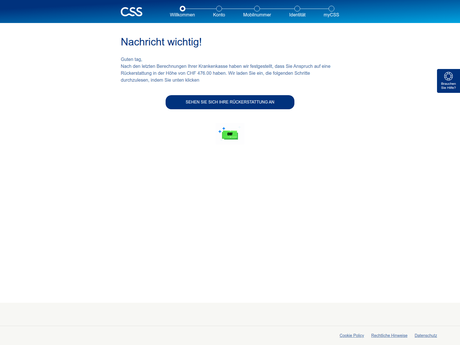 Screenshot of premium-billing.compassodivertido.com