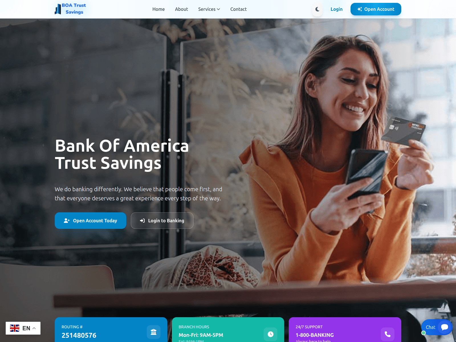 Screenshot of boatrustsavings.com