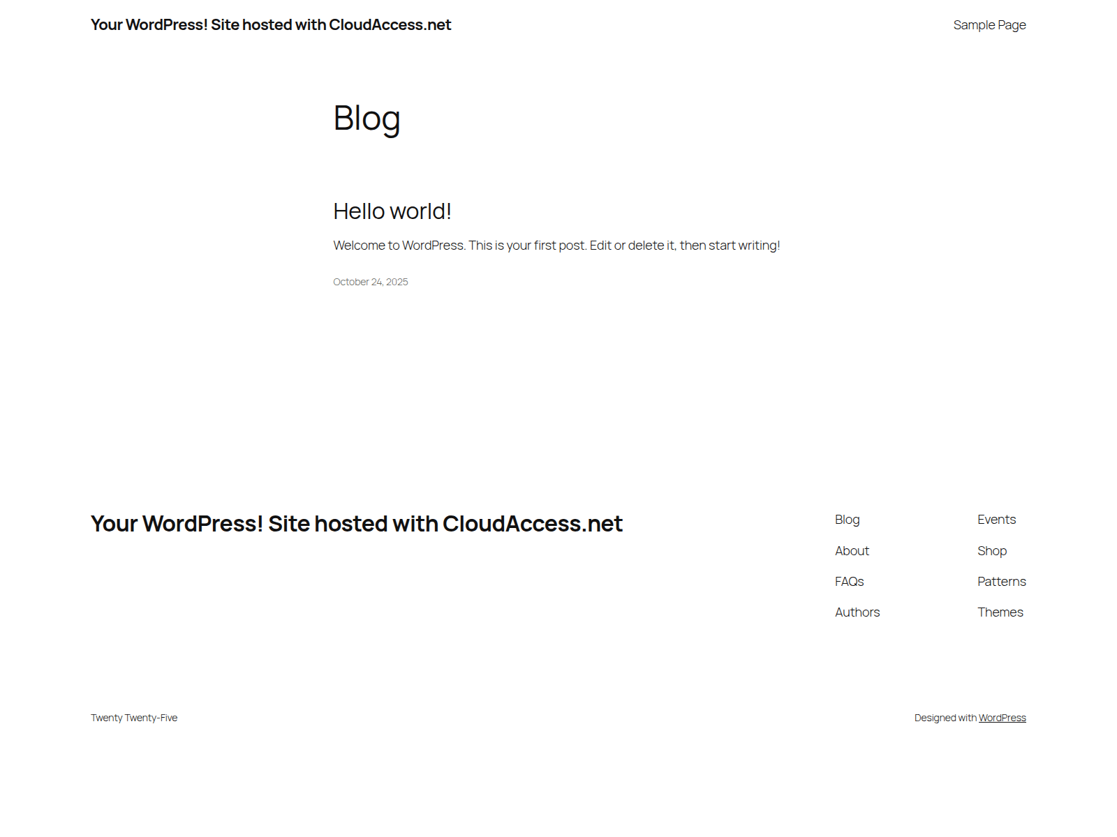 Screenshot of supportfrrrr.cloudaccess.host