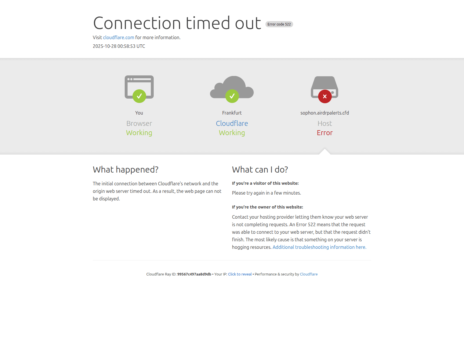 Screenshot of sophon.airdrpalerts.cfd