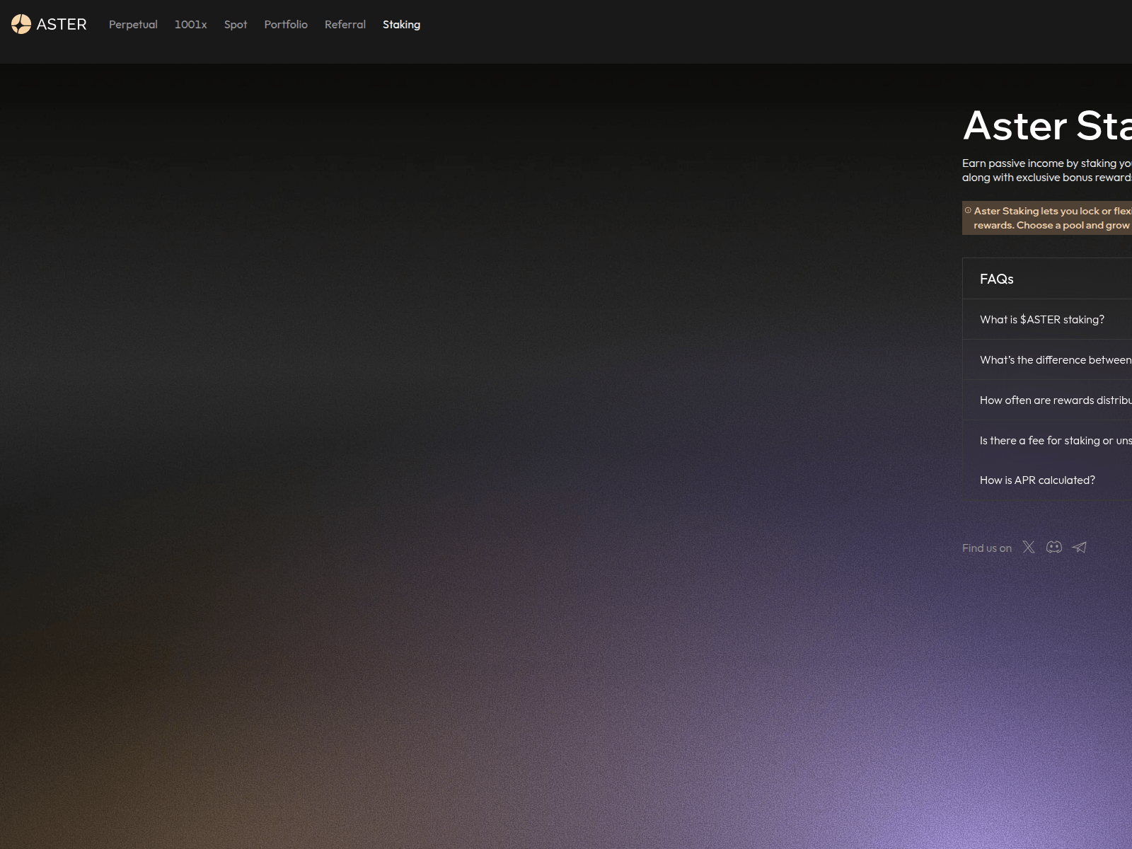 Screenshot of asterdex.com-stake.id