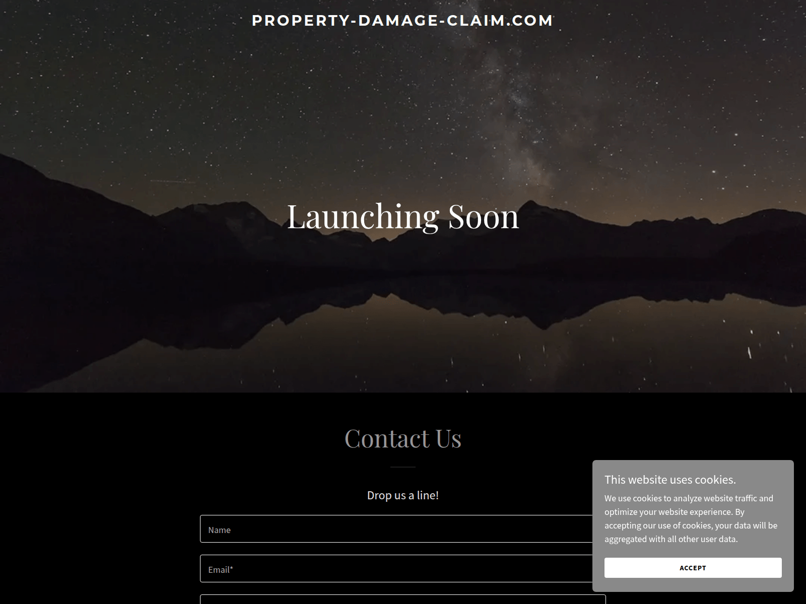 Screenshot of property-damage-claim.com