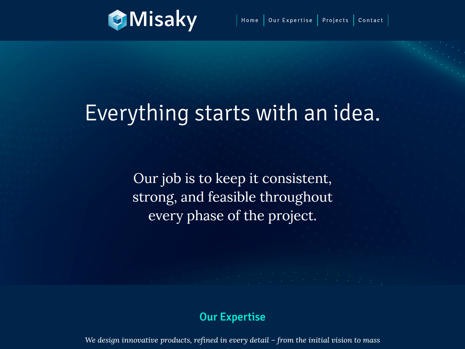 Screenshot of misaky.ae