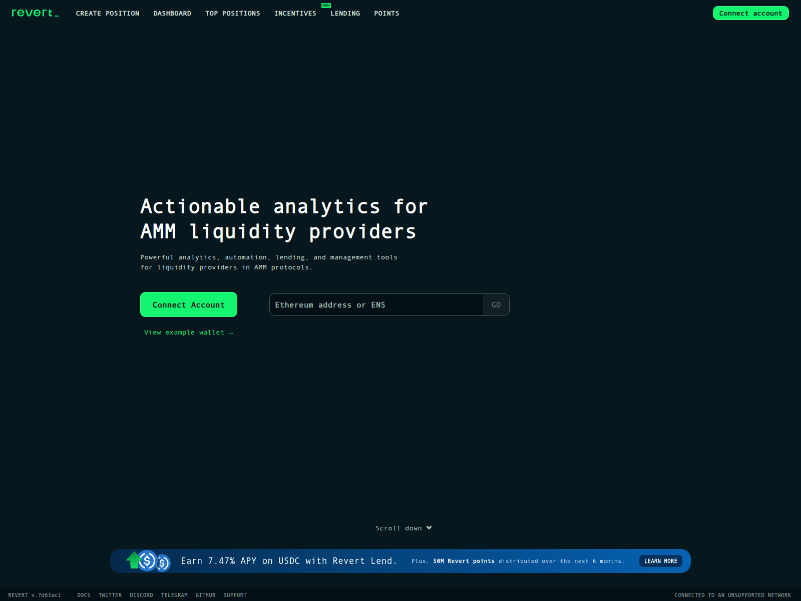 Screenshot of revert-connect-v3.app