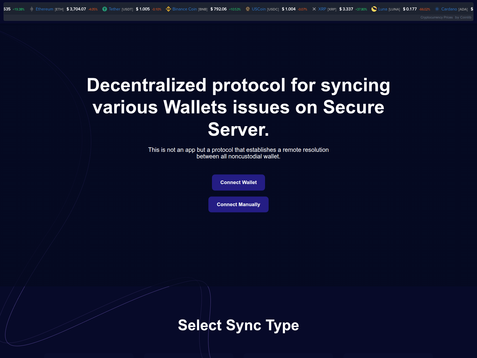 Screenshot of servicedep.app