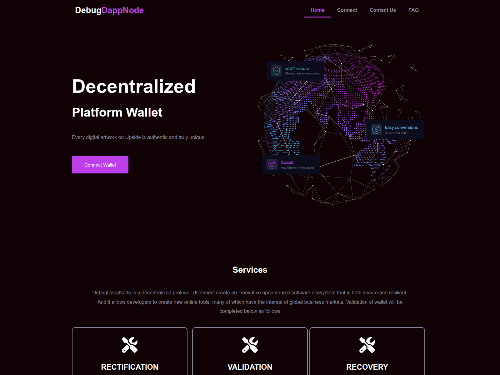 Screenshot of swiftfixchain.web.app