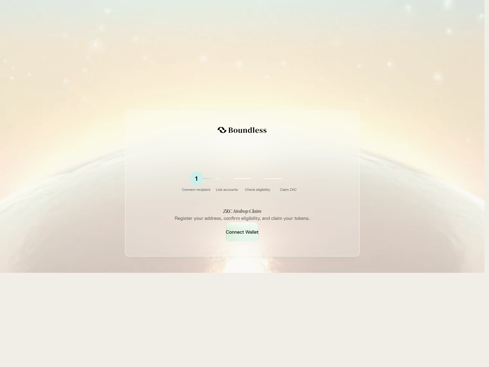 Screenshot of claimsboundless.xyz