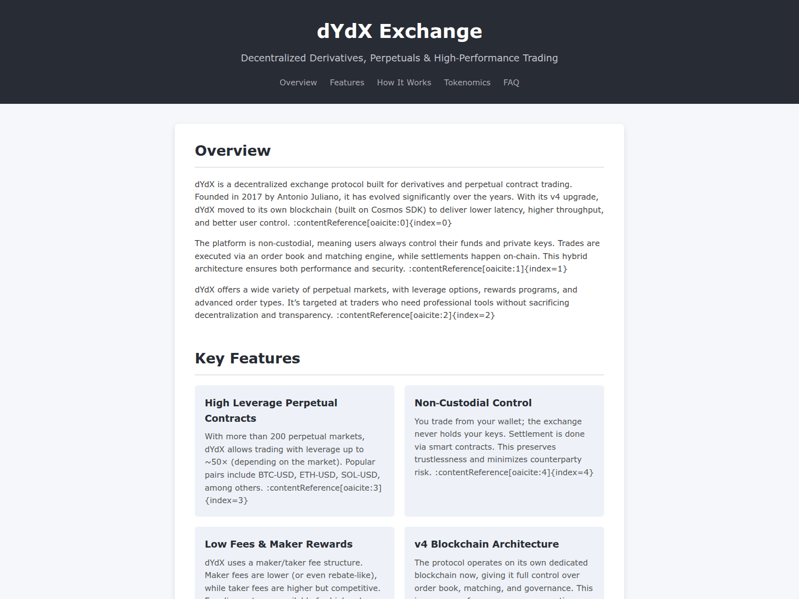 Screenshot of dyd-xchange.pages.dev