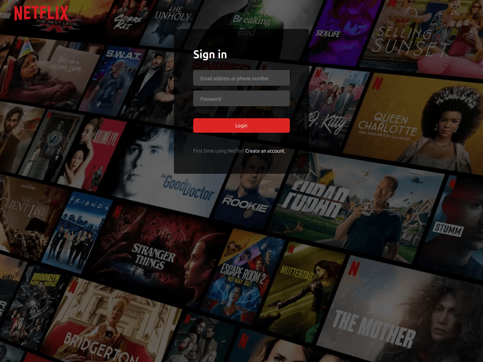 Screenshot of netflix.mrszmr.hu