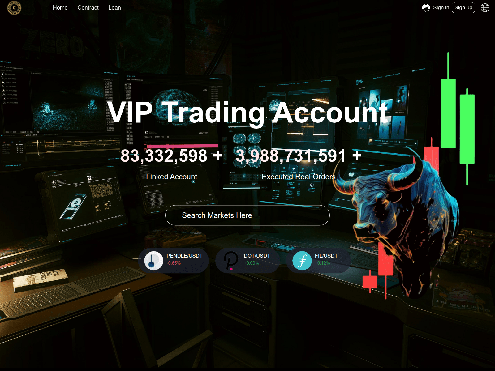 Screenshot of cryptoskyrim.com