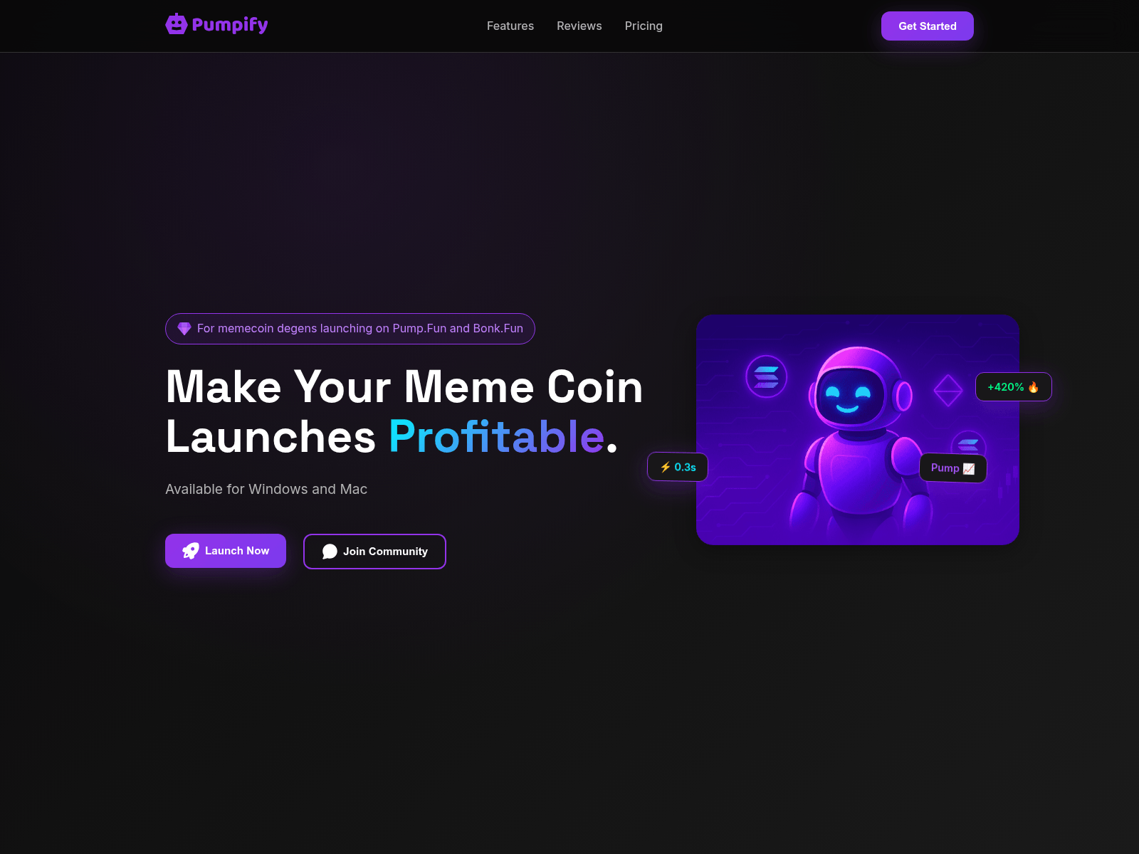 Screenshot of pumpify.pro