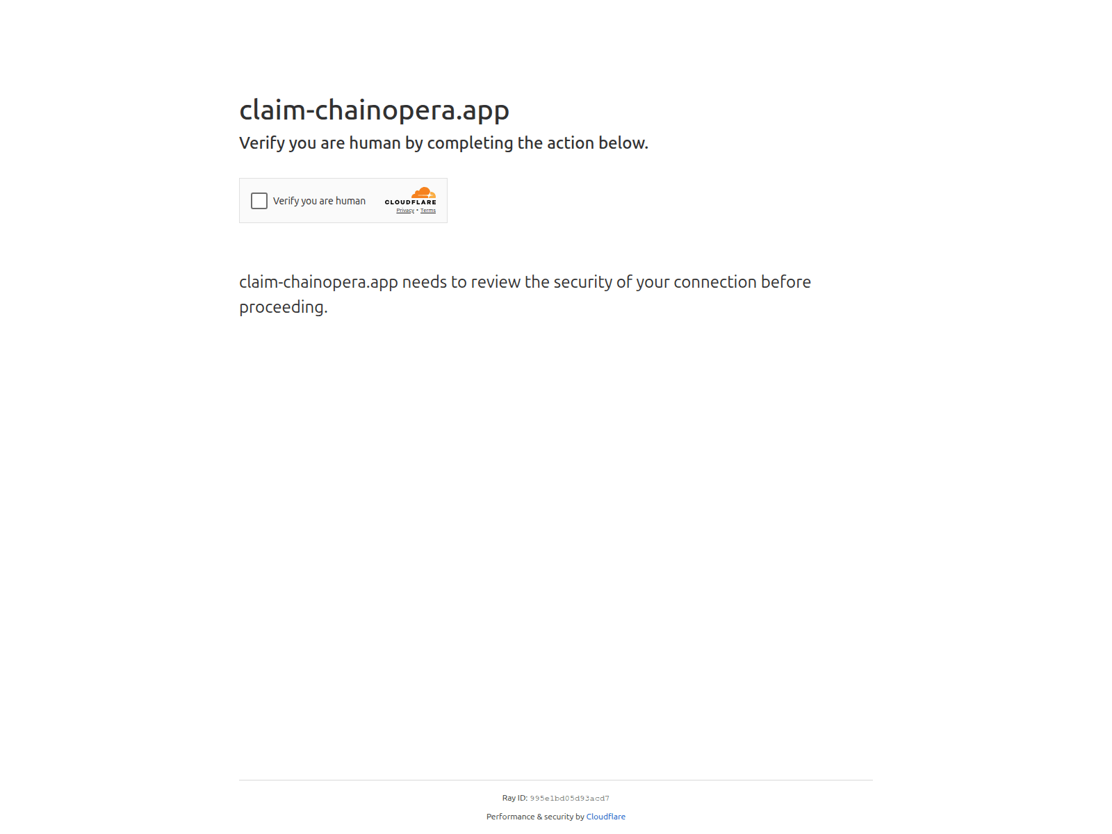 Screenshot of claim-chainopera.app