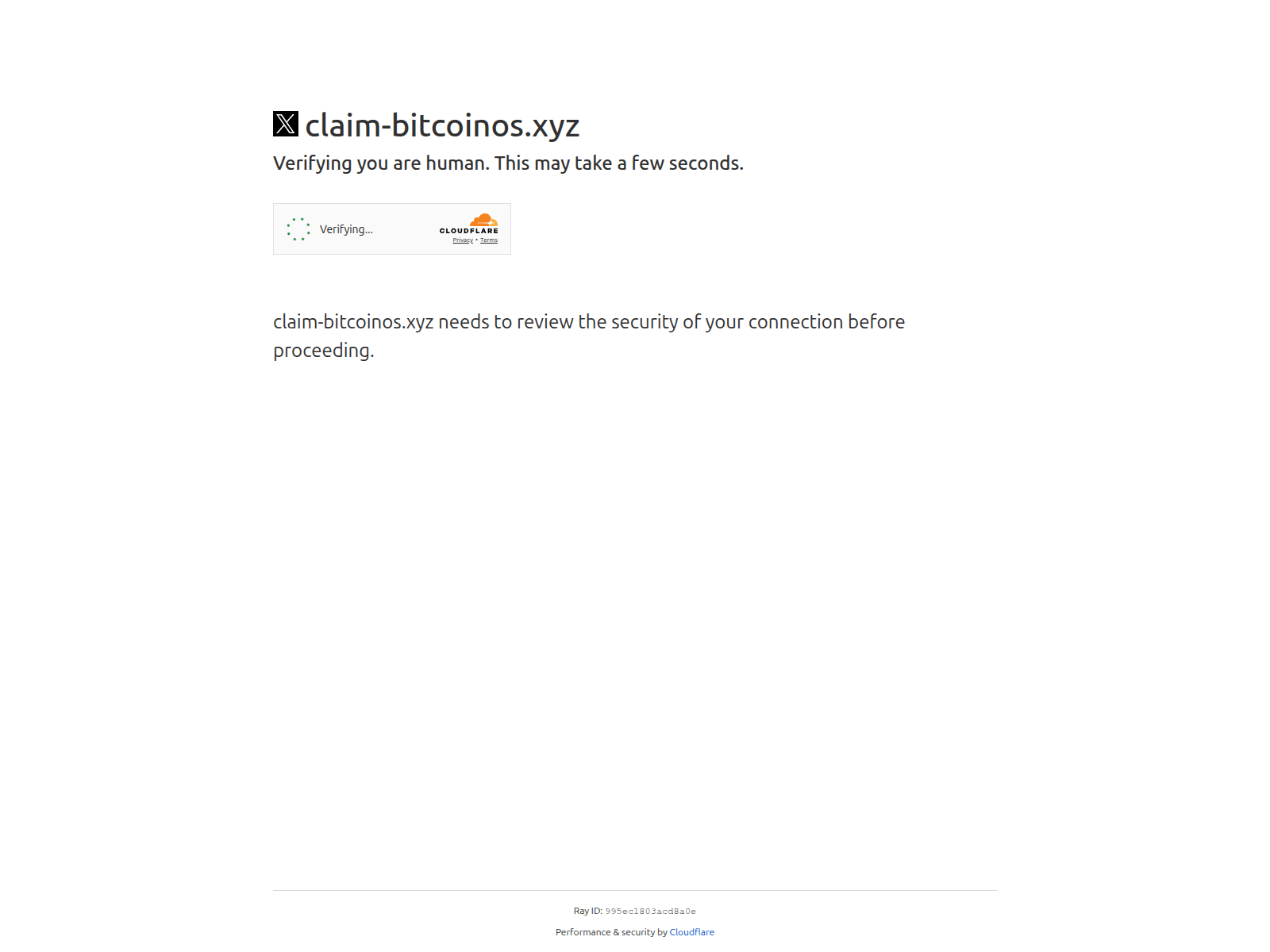 Screenshot of claim-bitcoinos.xyz