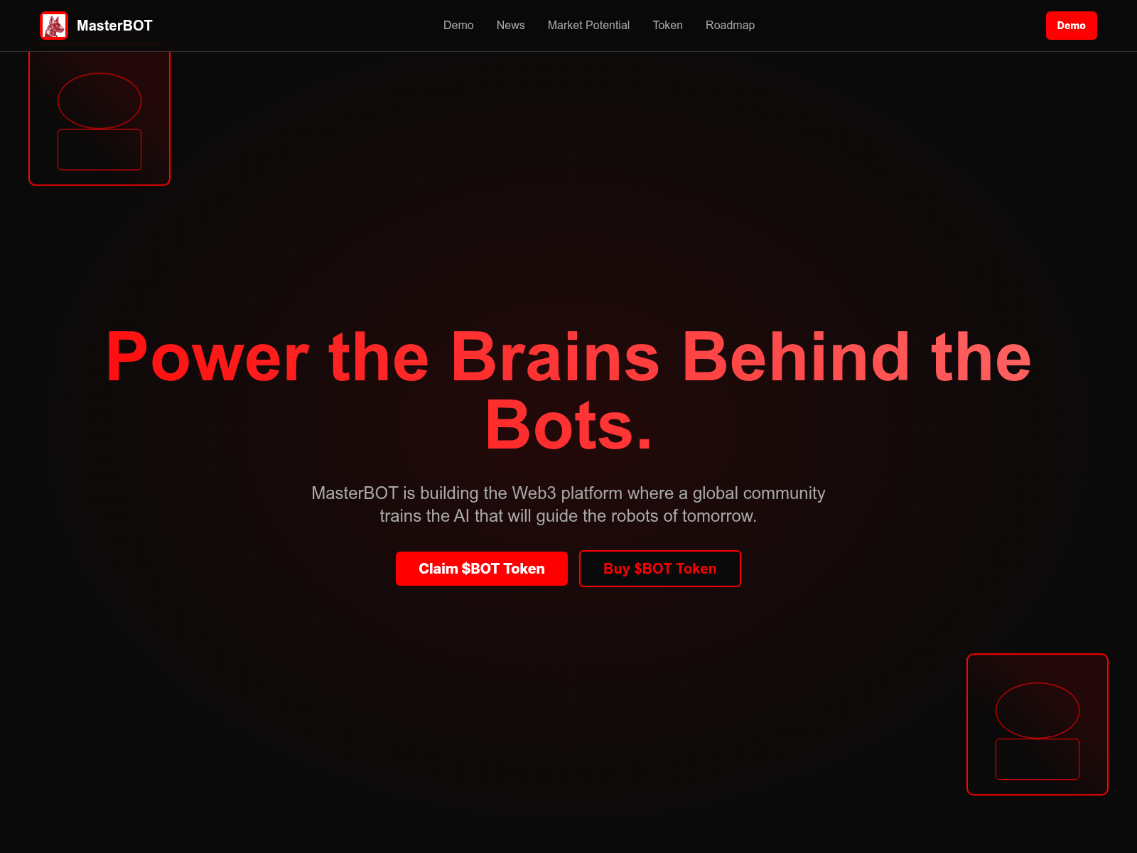 Screenshot of claim-masterbot.com