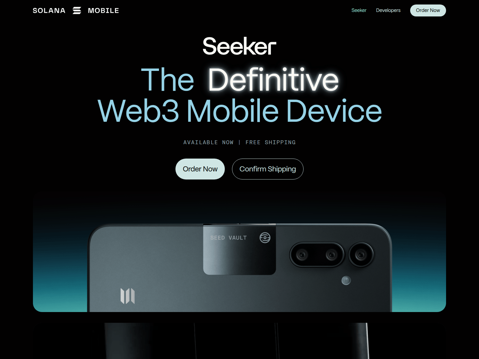 Screenshot of solana-mobile.net