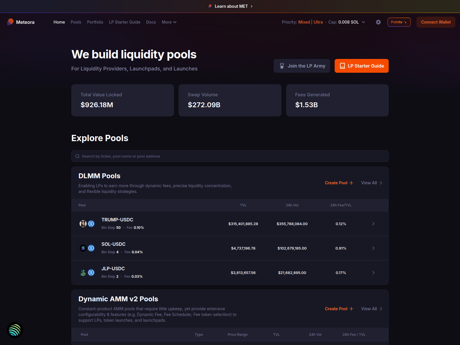 Screenshot of meteorateam.lat