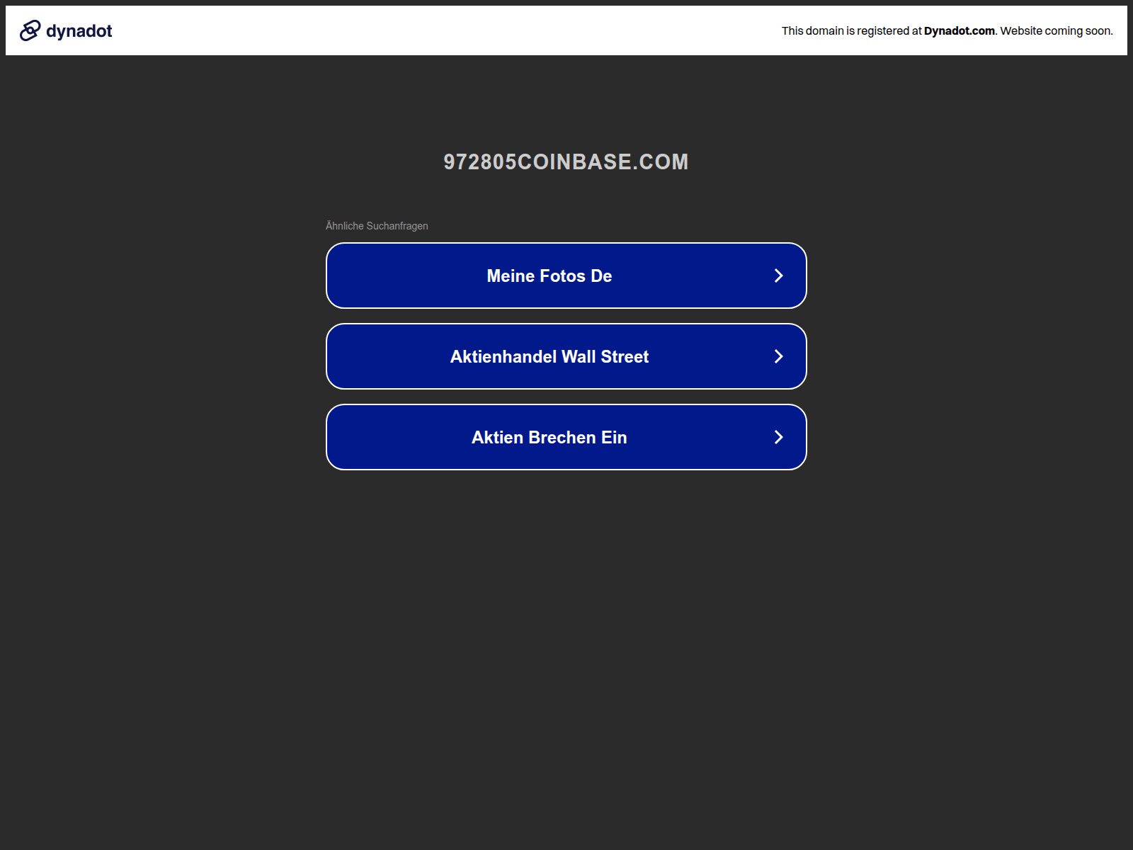 Screenshot of 972805coinbase.com