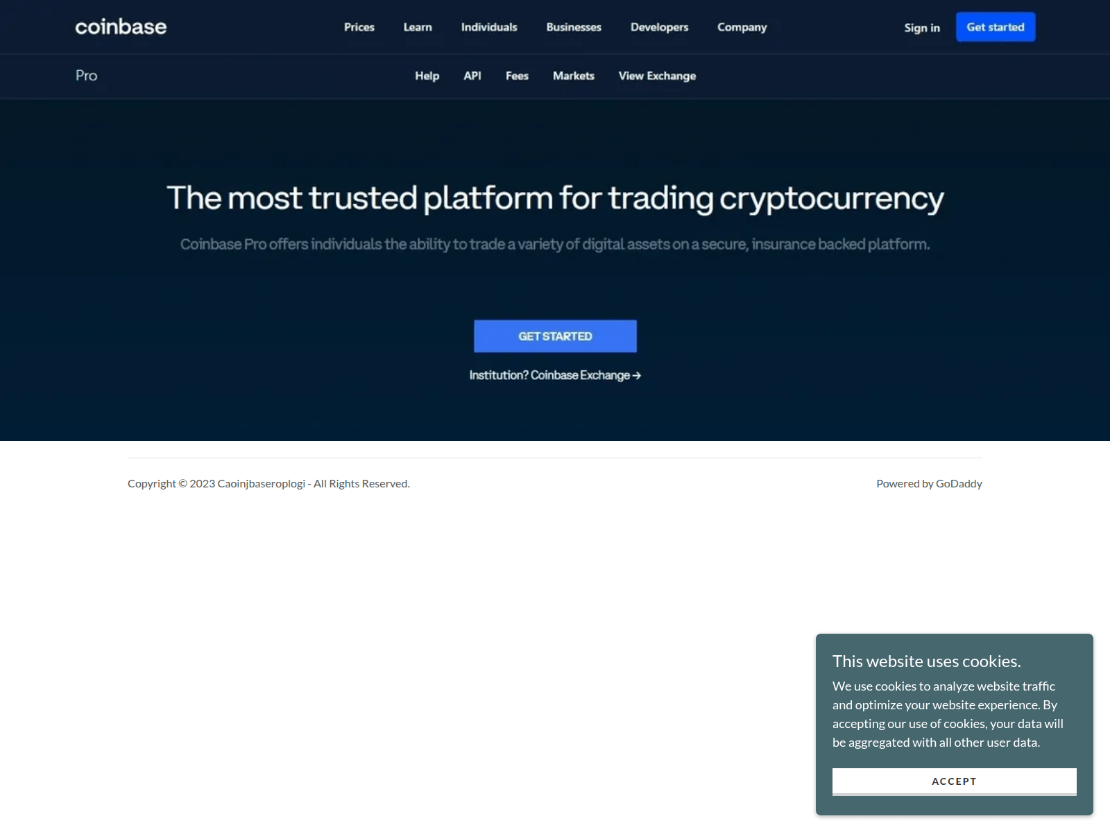 Screenshot of caoinjbaseroplogi.godaddysites.com