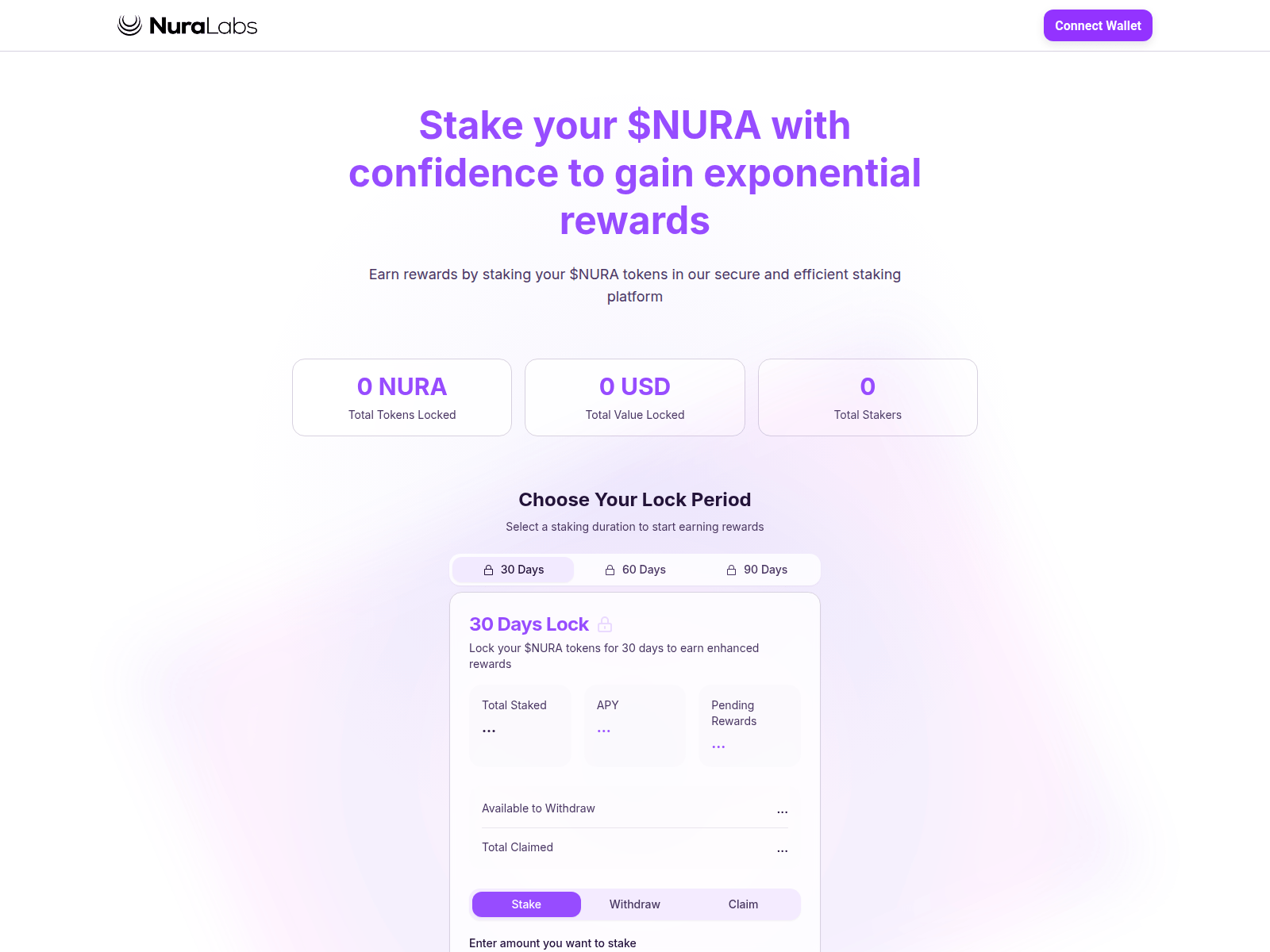 Screenshot of stake-nura.web.app
