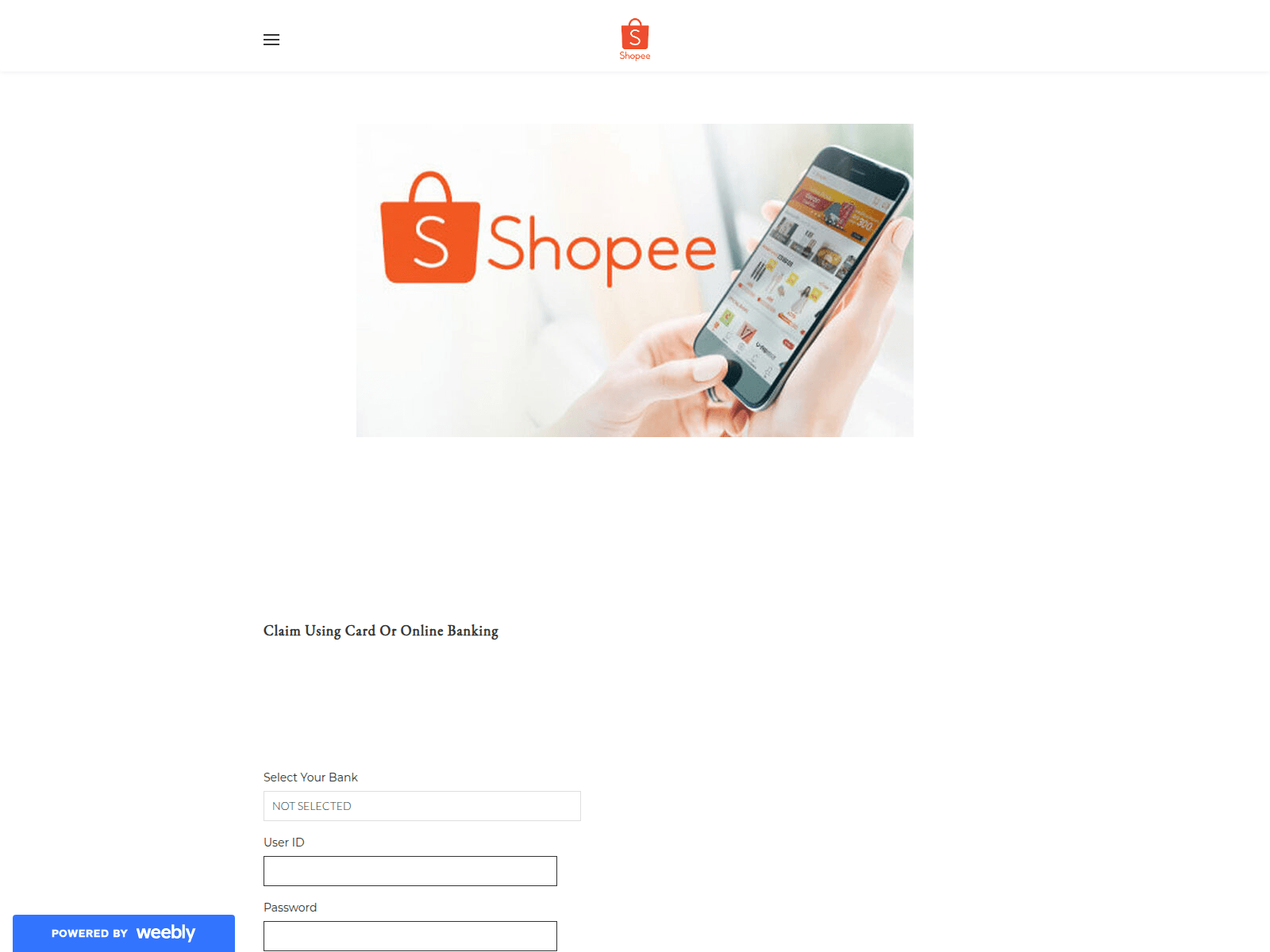 Screenshot of baucarshopee1441.weebly.com