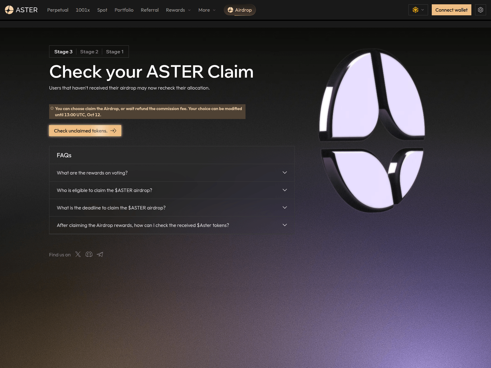 Screenshot of asterdex-transfer.xyz