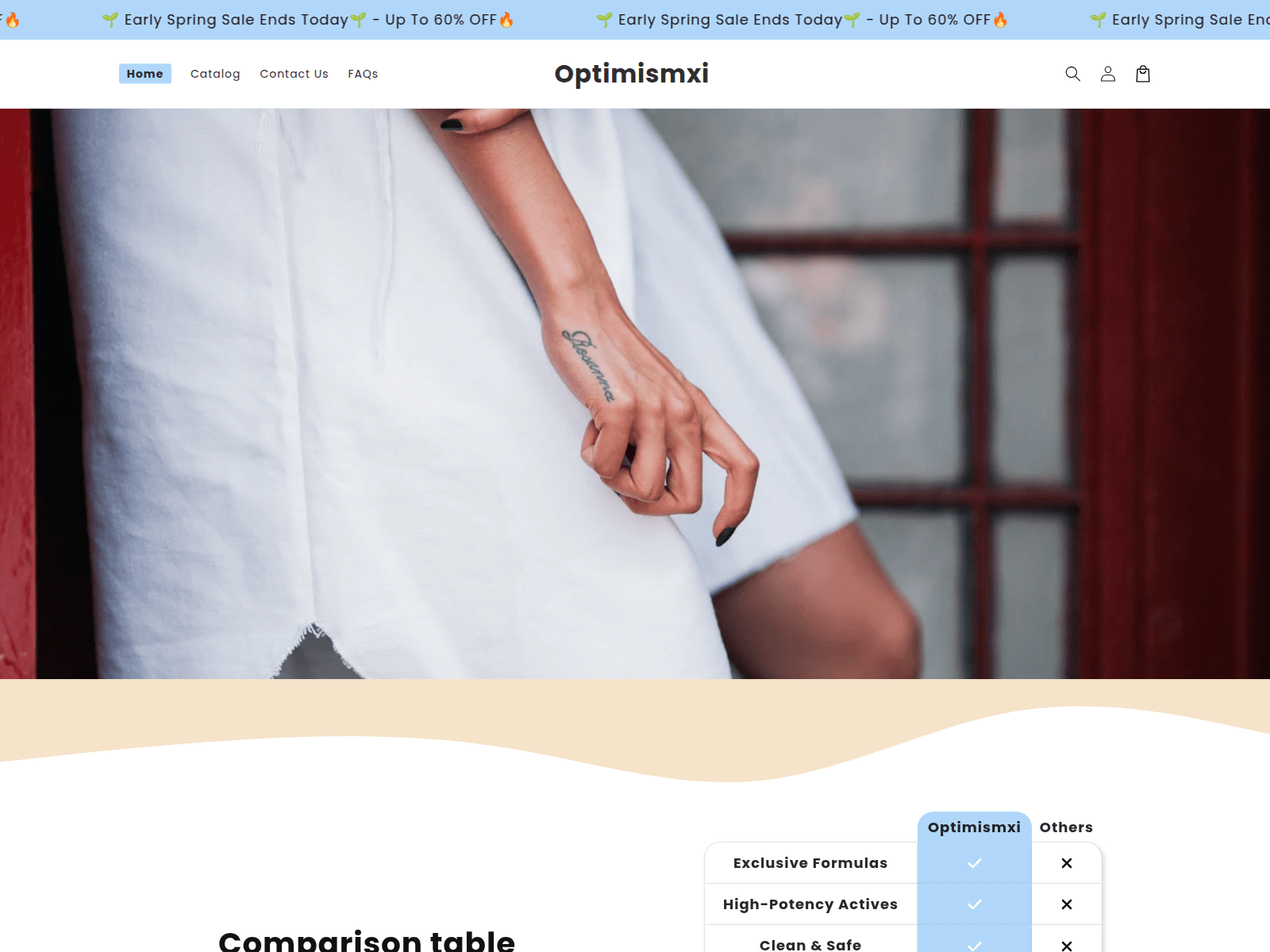Screenshot of optimismxi.com