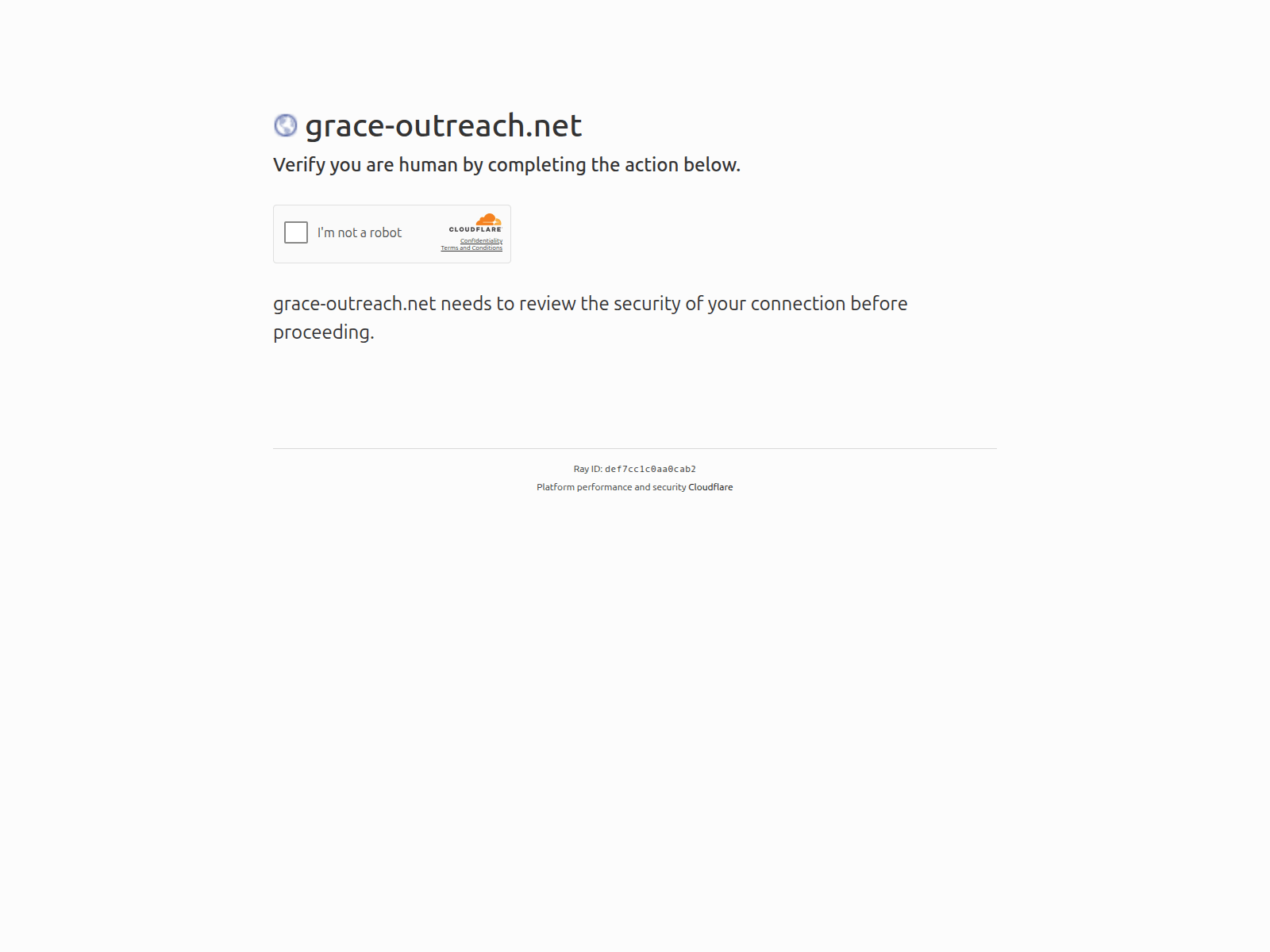 Screenshot of grace-outreach.net