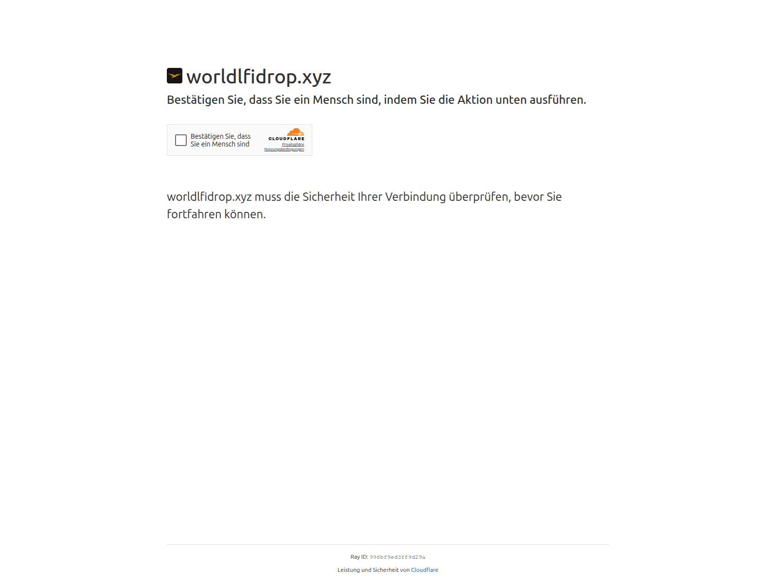 Screenshot of worldlfidrop.xyz