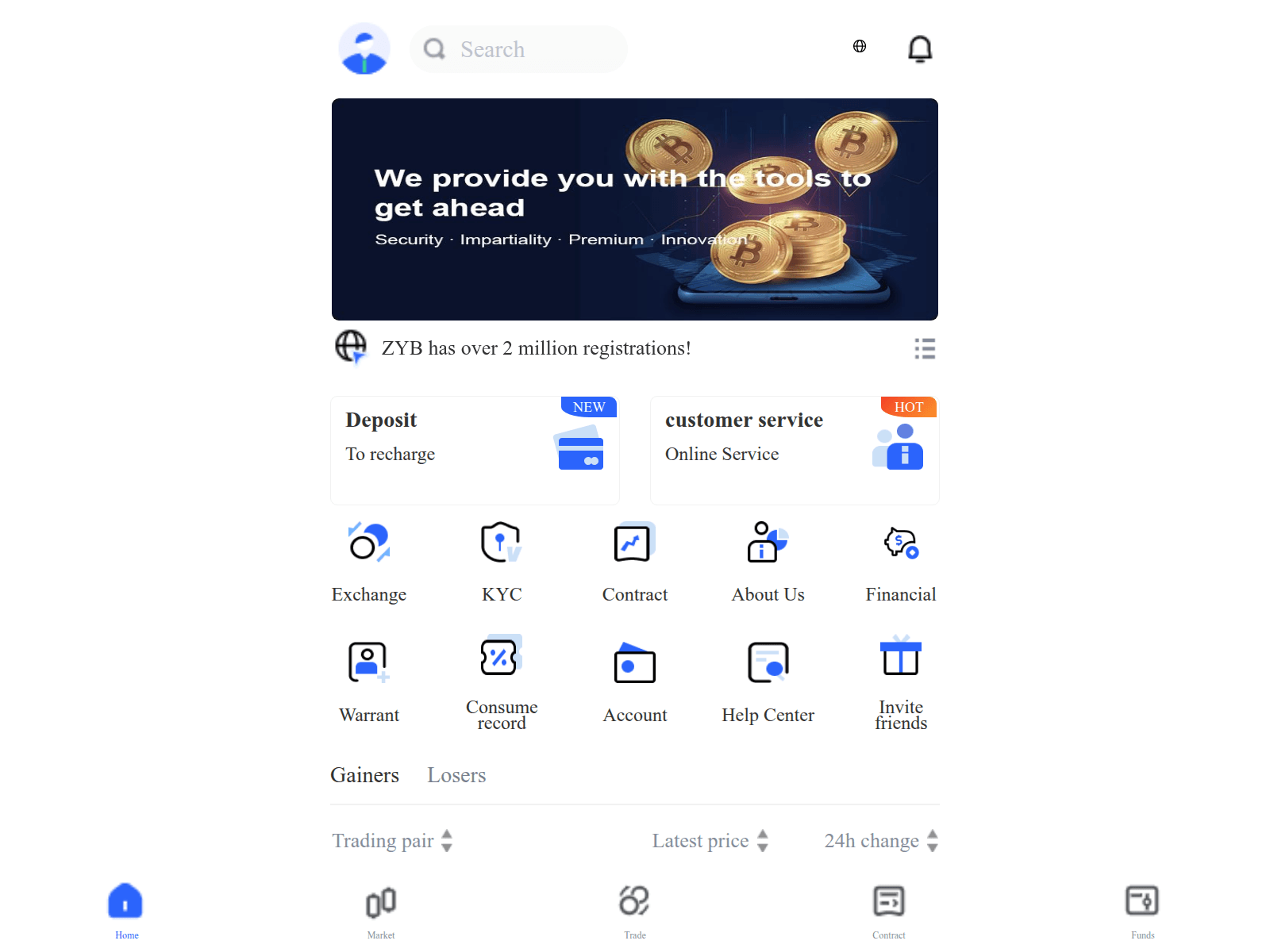 Screenshot of zyb-exchange.one