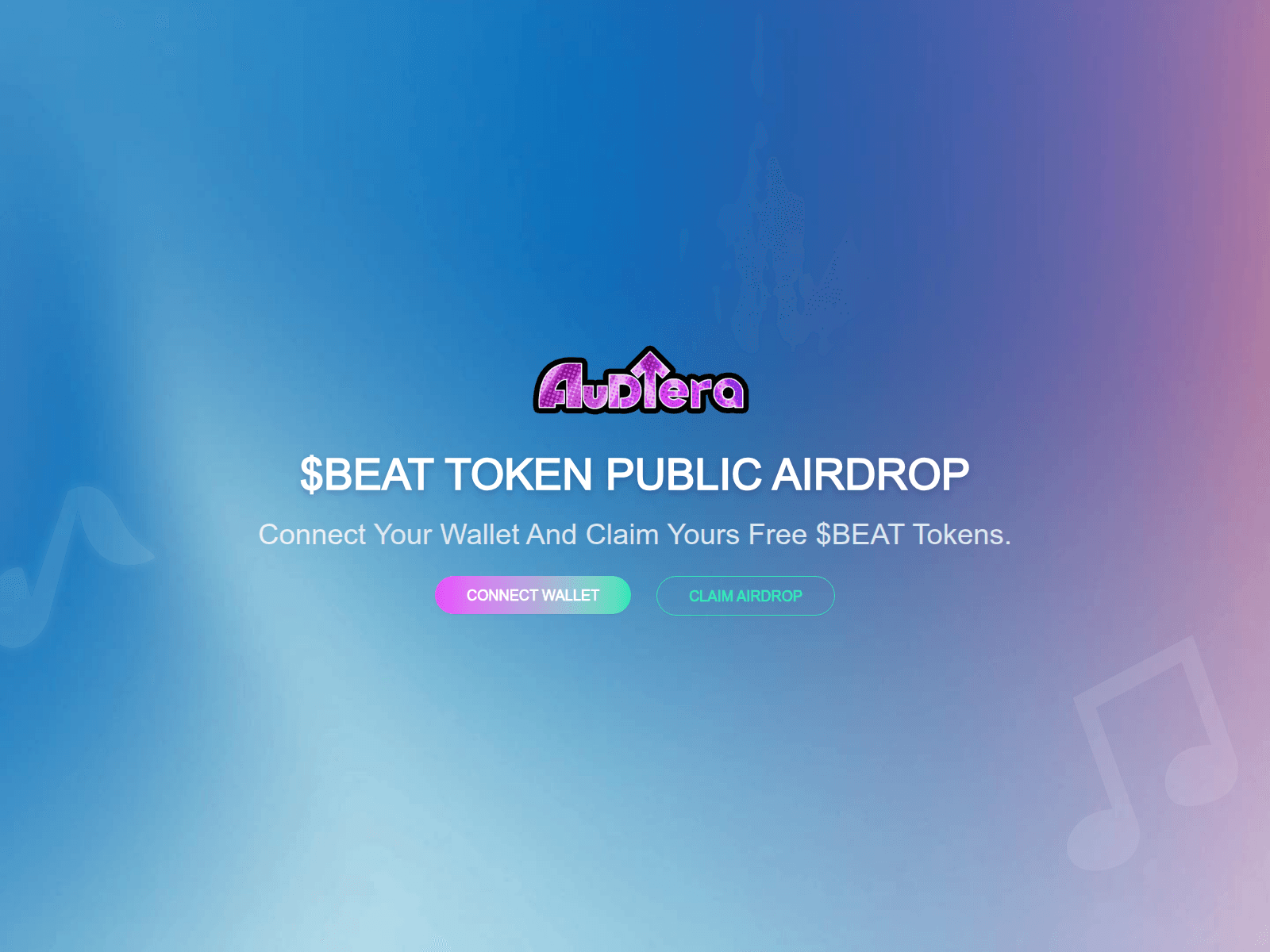 Screenshot of audiera.xyz