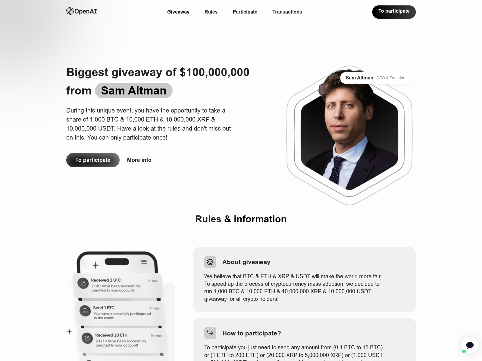 Screenshot of eventopen-ai.live