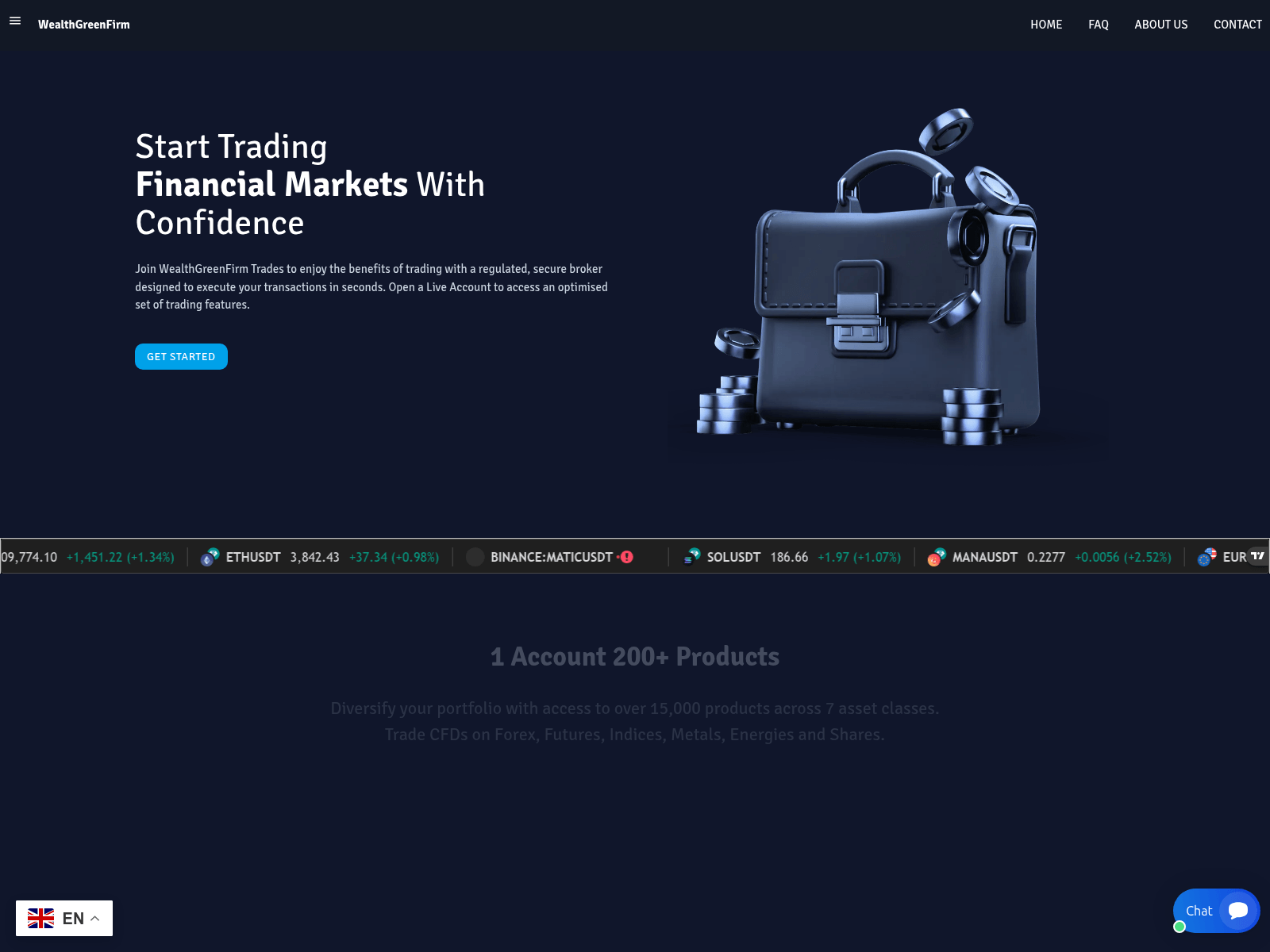 Screenshot of wealthgreenfirm.live
