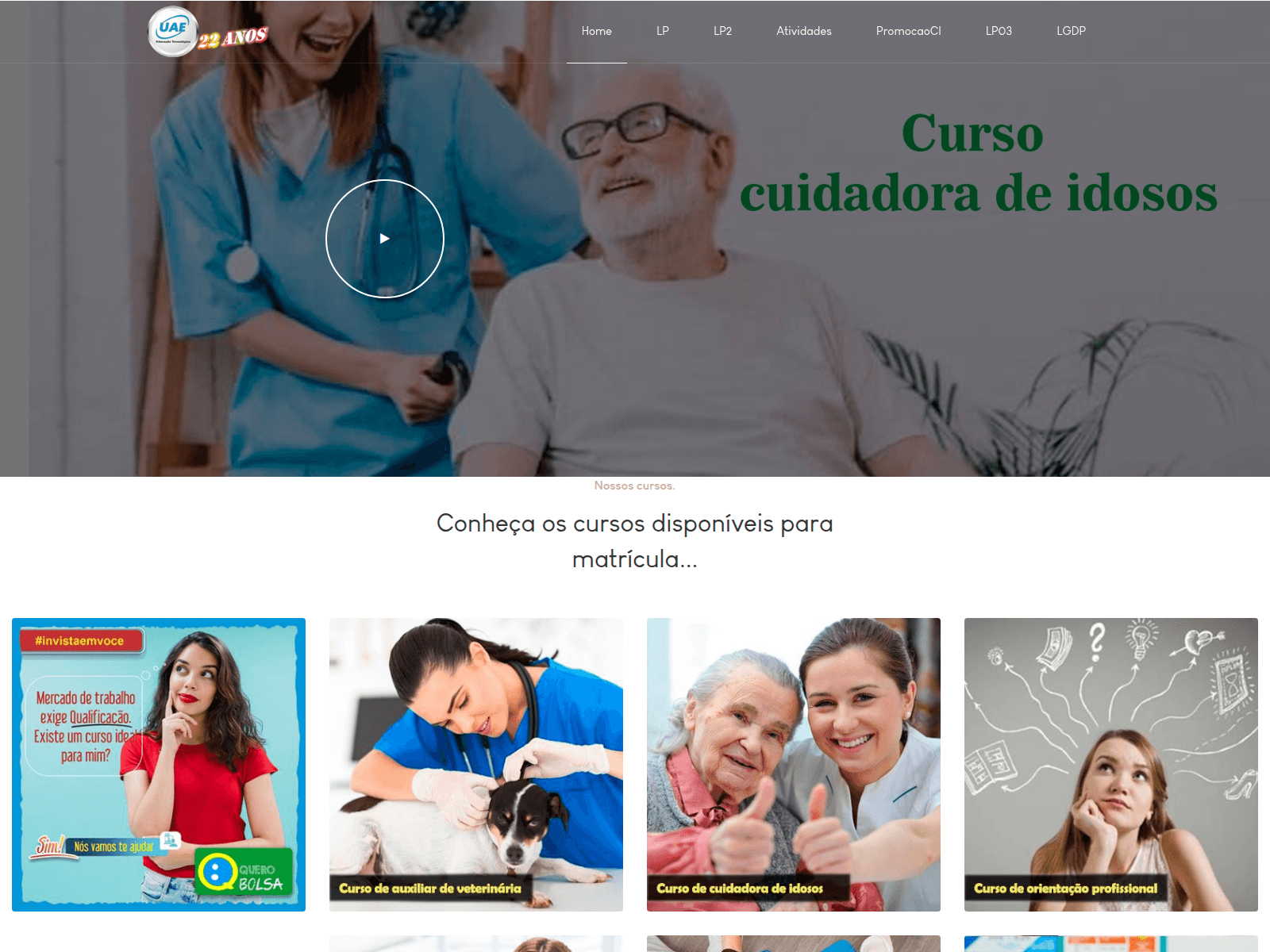 Screenshot of uae.com.br