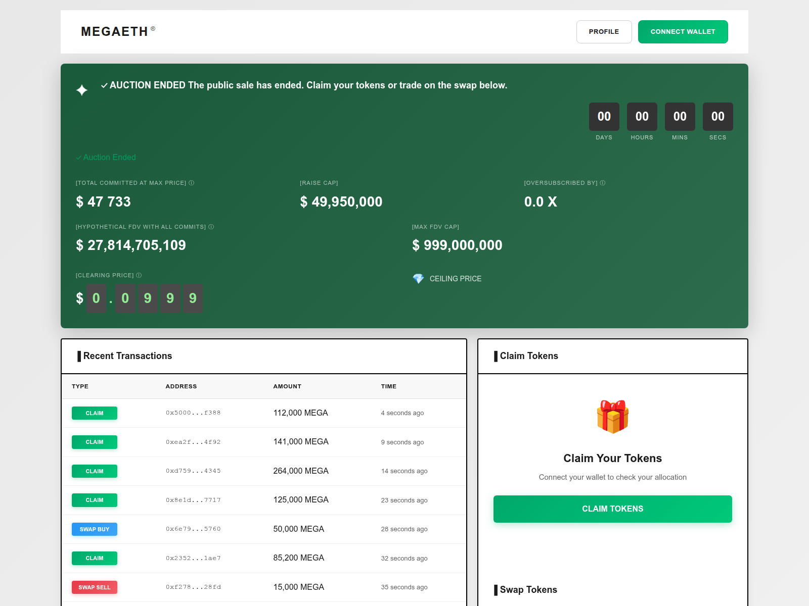 Screenshot of sale.megateh.mom