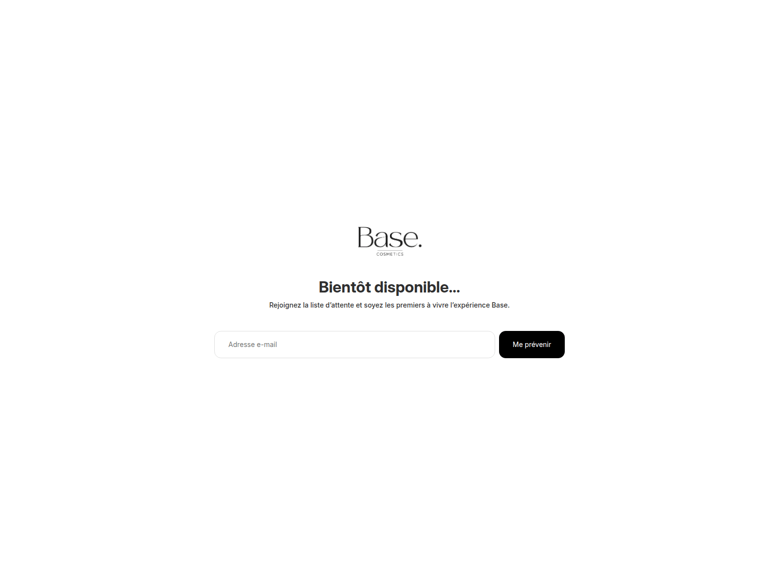Screenshot of basecosmetics.fr